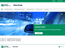 Tablet Screenshot of motortrade.arval.it