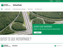 Tablet Screenshot of motortrade.arval.fr